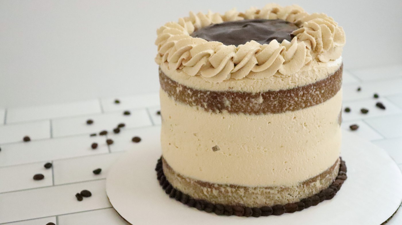 So Sweet Dessert Emporium — coffee layer cake with mocha buttercream